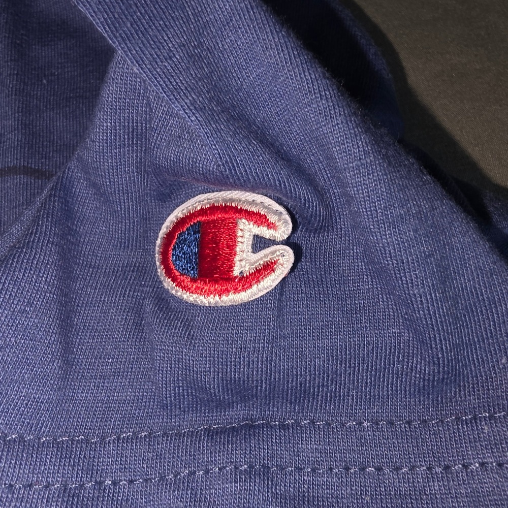 Champion Mens Graphic Tee Gray Blue Bulldog Mascot Short Sleeve XS CPM253TE27001 - Picture 3 of 7